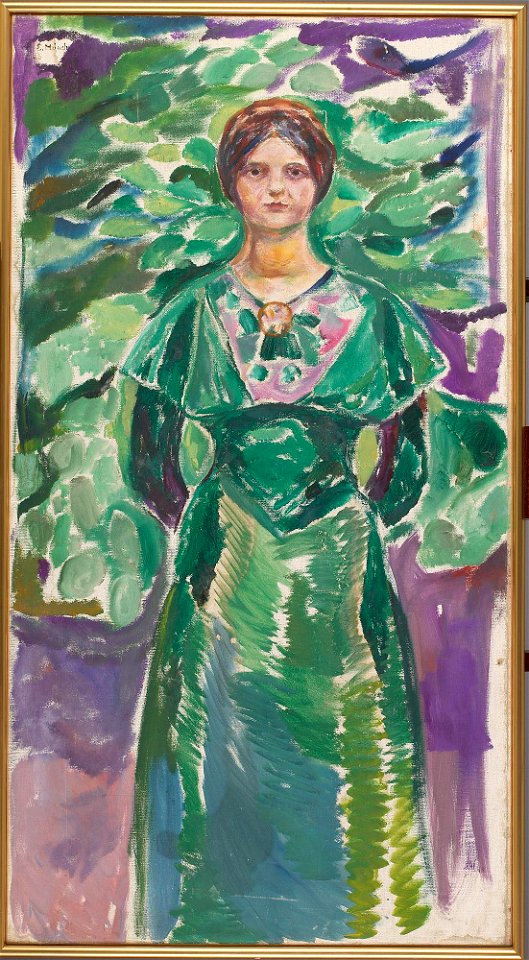 Edvard Munch - Ingeborg in Green - MM.M.00016 - Munch Museum