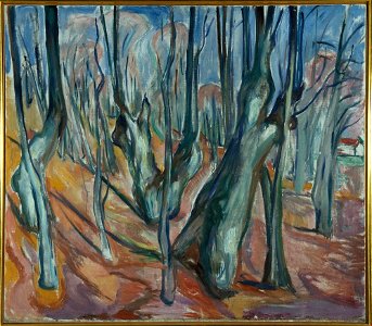 Edvard Munch - Elm Forest in Spring - MM.M.00308 - Munch Museum