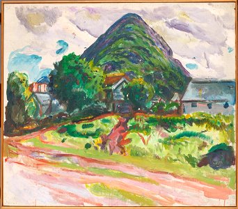Edvard Munch - House with Mountains in the Background - MM.M.00770 - Munch Museum