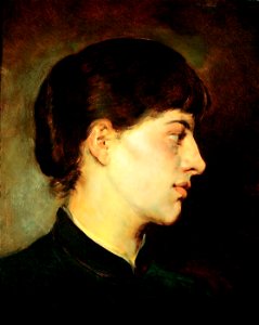 Munkácsy Female Portrait 1870