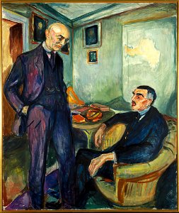 Edvard Munch - Lucien Dedichen and Jappe Nilssen - MM.M.00370 - Munch Museum
