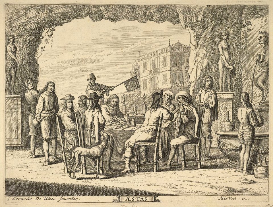Melchior Hamers, Cornelis de Wael - Aestas (Summer)