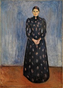 Edvard Munch - Inger in Black and Violet - NG.M.00499 - National Museum of Art, Architecture and Design