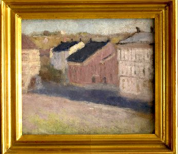 Edvard Munch - Olaf Rye's Square towards South East - MM.M.00927a - Munch Museum