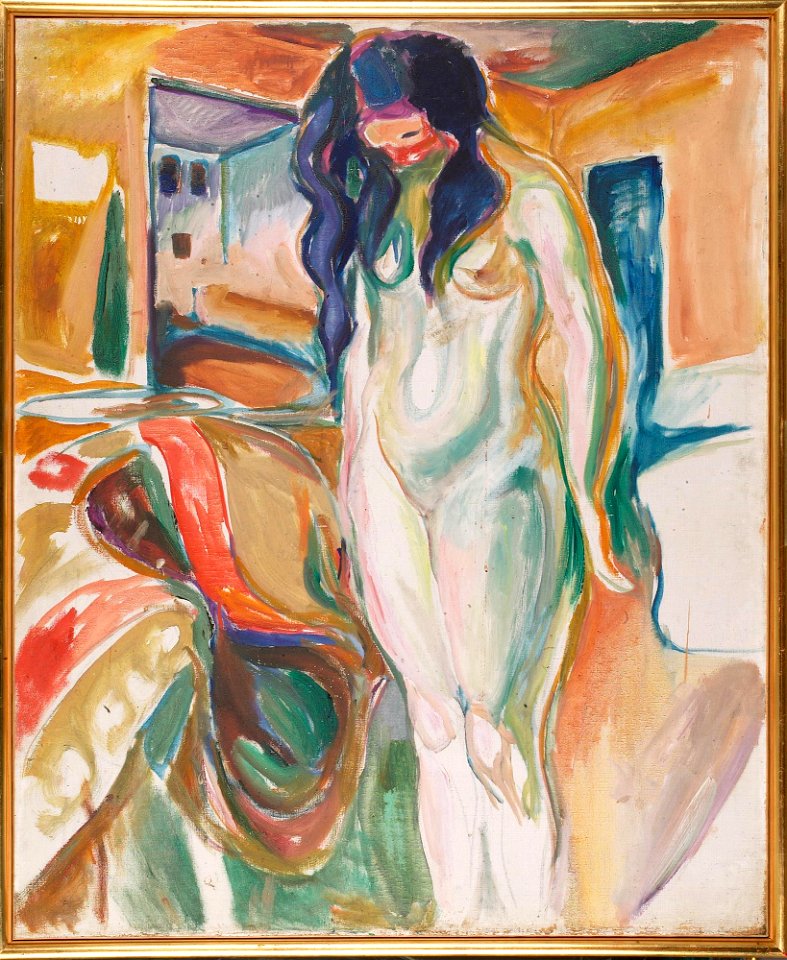 Edvard Munch - Model by the Wicker Chair - MM.M.00692 - Munch Museum