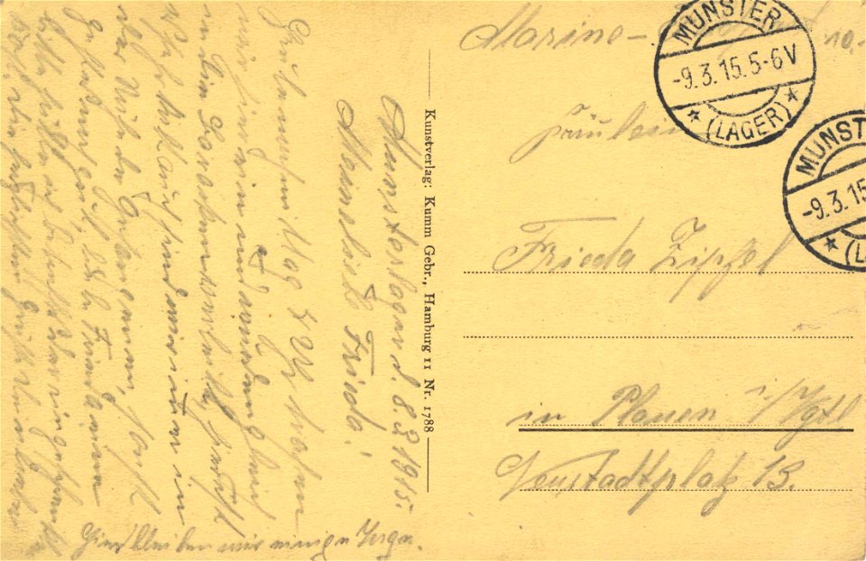 Munster (Örtze), Niedersachsen - Truppenübungsplatz, Offiziersbaracken (back) (Zeno Ansichtskarten)