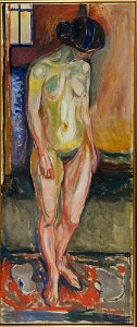 Edvard Munch - Standing Nude, Evening - MM.M.00380 - Munch Museum