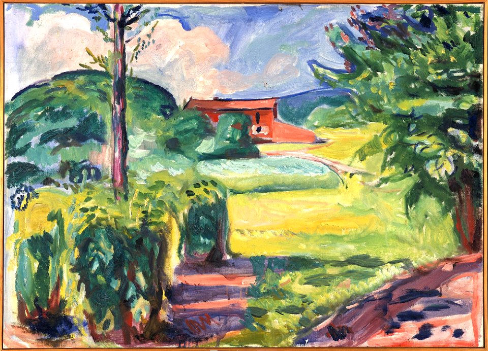 Edvard Munch - Summer at Ekely - MM.M.00481 - Munch Museum