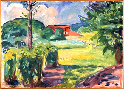 Edvard Munch - Summer at Ekely - MM.M.00481 - Munch Museum