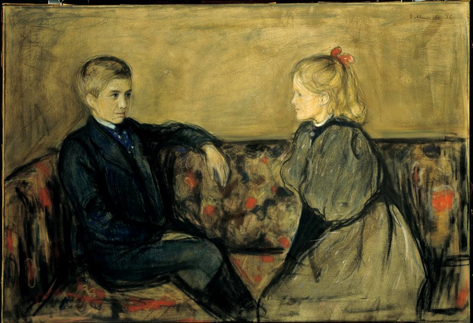 Edvard Munch - Oscar and Ingeborg Heiberg - MM.M.01110 - Munch Museum