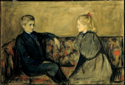 Edvard Munch - Oscar and Ingeborg Heiberg - MM.M.01110 - Munch Museum
