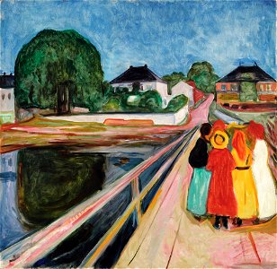 Edvard Munch - Pikene på broen