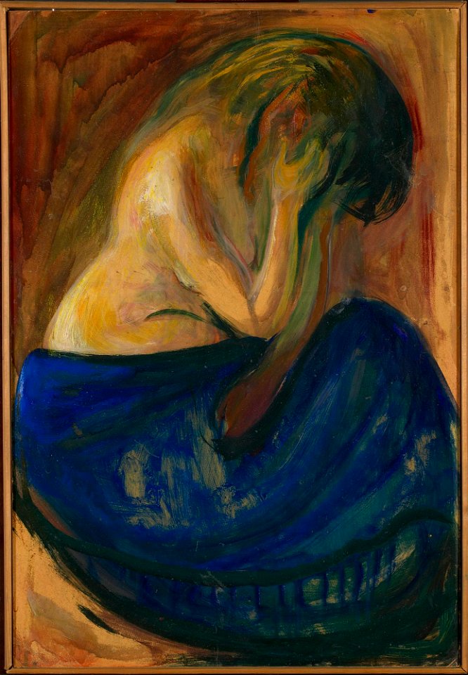 Edvard Munch - Half-Nude in a Blue Skirt - MM.M.00668 - Munch Museum