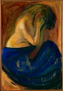 Edvard Munch - Half-Nude in a Blue Skirt - MM.M.00668 - Munch Museum