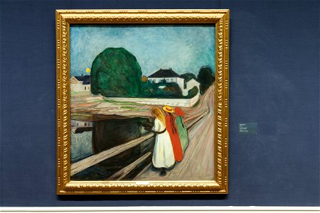Edvard Munch - The Girls on the Bridge - IMG 9748 - National Gallery Oslo