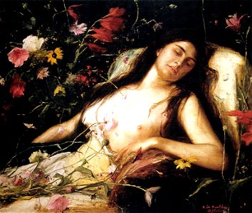 Munkácsy Victim of Flowers 1896