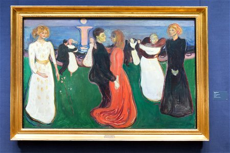 Edvard Munch - The Dance of Life - National Gallery Oslo. Free illustration for personal and commercial use.