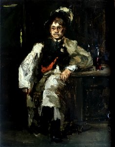 Munkácsy Mihály - 1875-80 - Tanulmány az Újoncozás című festményhez