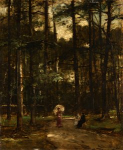 Munkácsy Mihály - 1882 - Erdőrészlet