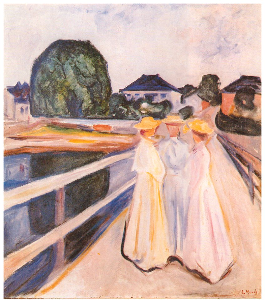 Munch, Sommernacht (1903, Linde Frieze)