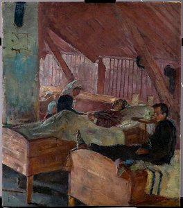 Edvard Munch - The Infirmary at Helgelandsmoen - MM.M.00185 - Munch Museum