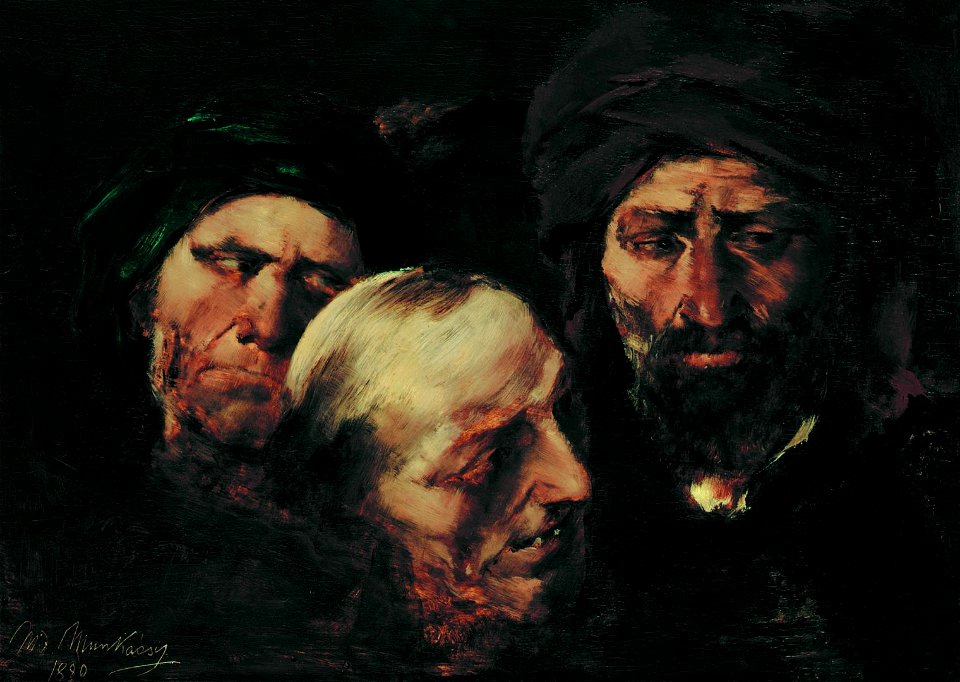 Munkácsy study for Christ before Pilate 3