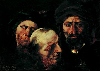 Munkácsy study for Christ before Pilate 3