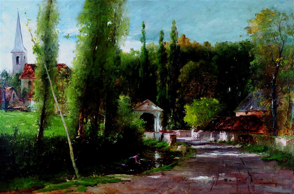 Munkácsy Colpachi park bejárata