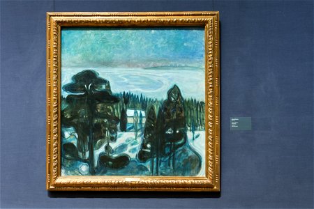 Edvard Munch - White Night - IMG 9751 - National Gallery Oslo