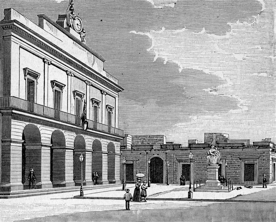 Municipio di Maglie (xilografia)