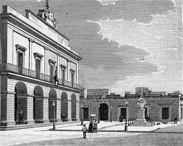 Municipio di Maglie (xilografia)