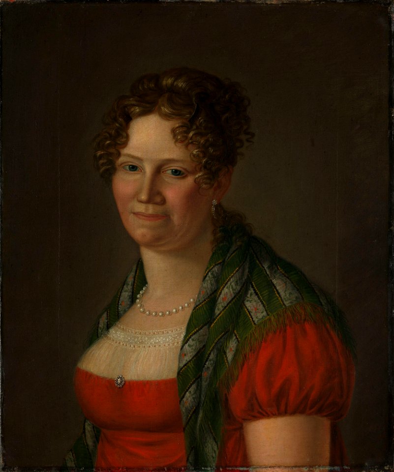 Jacob Munch - Portrait of Gesina Ørbech Ring, b. Berg - NG.M.03689 - National Museum of Art, Architecture and Design
