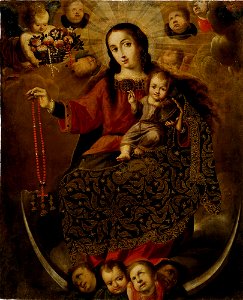 Melchor Pérez Holguín - Virgin of the Rosary - 1994.37.3 - Dallas Museum of Art