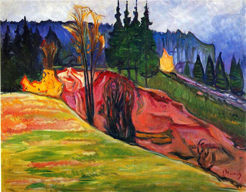 Edvard Munch - From Thuringewald