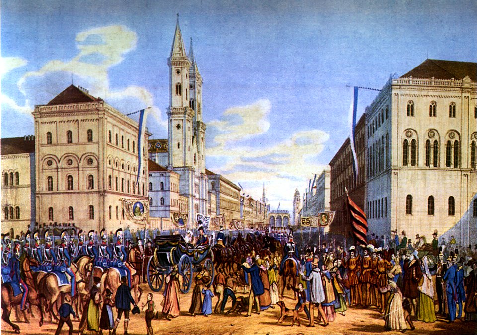 Munich ludwigstraße 1842