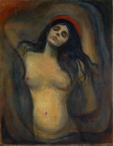 Edvard Munch - Madonna - NG.M.00841 - National Museum of Art, Architecture and Design. Free illustration for personal and commercial use.