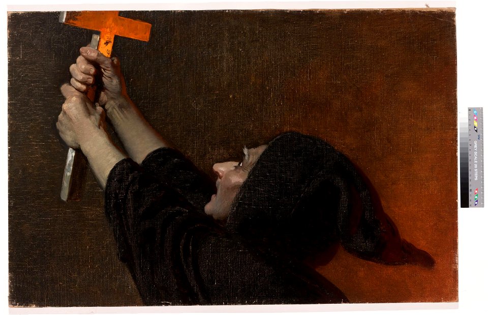 Munk (detail kompositsioonist), Johann Köler, TKM TR 625 M 195