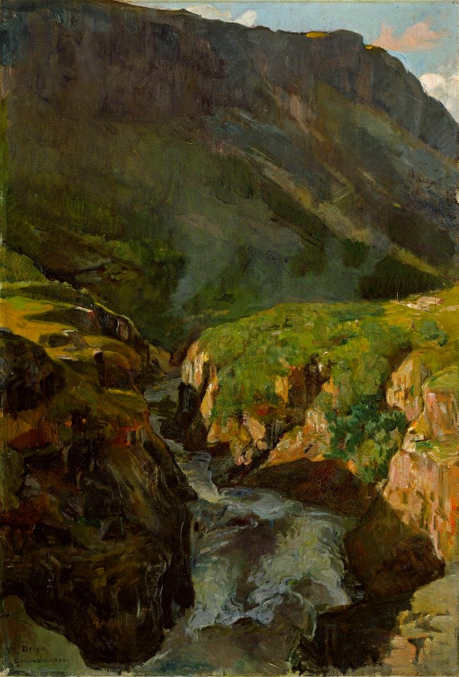 Gerhard Munthe - The River Driva - NG.M.00838 - National Museum of Art, Architecture and Design