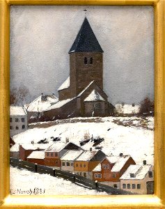Edvard Munch - Gamle Aker Church - MM.M.01043 - Munch Museum