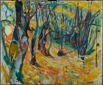 Edvard Munch - Elm Forest in Autumn - MM.M.00879 - Munch Museum