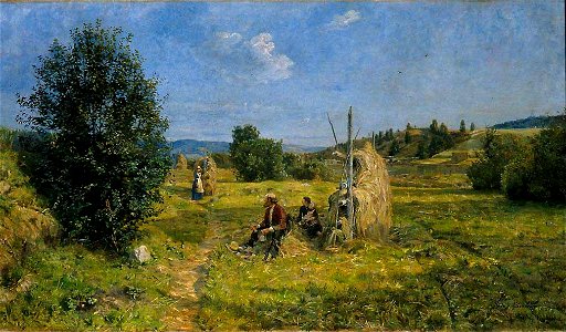 Gerhard Munthe - Haymaking, Vik at Stange - NG.M.00311 - National Museum of Art, Architecture and Design