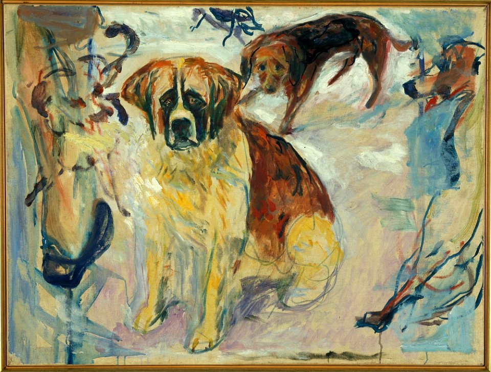 Edvard Munch - In the Kennel - MM.M.00328 - Munch Museum