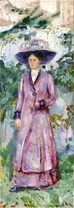 Portrett av Ida Roede - Edvard Munch. Free illustration for personal and commercial use.