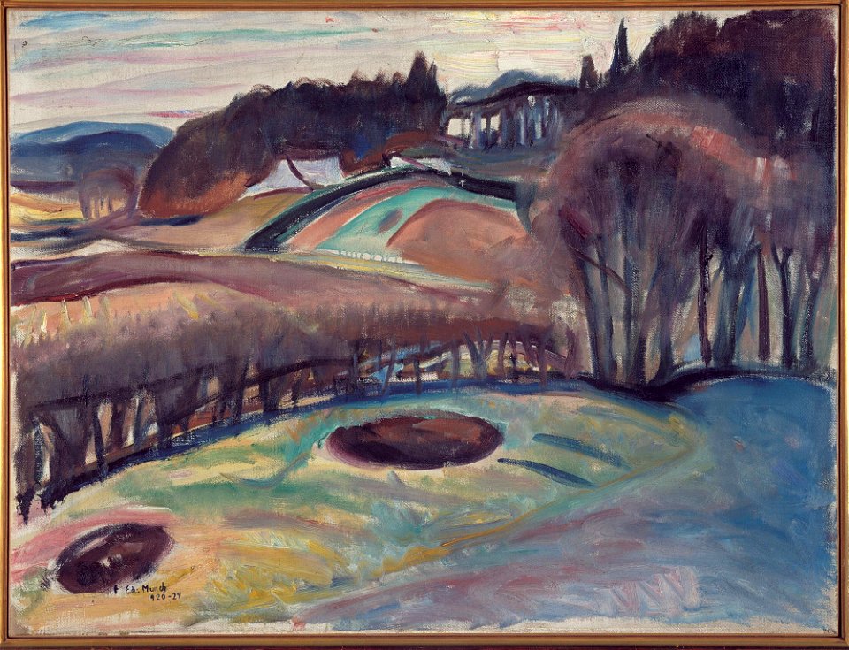 Edvard Munch - Fields in Springtime - MM.M.00319 - Munch Museum