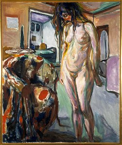 Edvard Munch - Model by the Wicker Chair - MM.M.00258 - Munch Museum