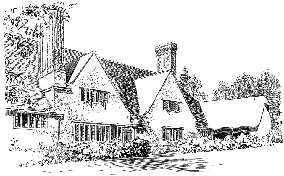 Munstead Wood, fig 20 (Modern Homes, 1909)