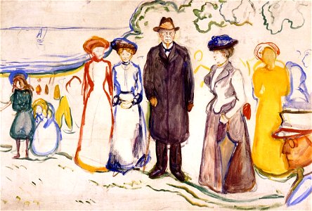 Edvard Munch - Jonas Lie with His Family
