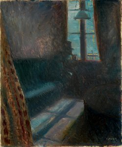 Edvard Munch - Night in Saint-Cloud (1890), NG.M.01111. Free illustration for personal and commercial use.