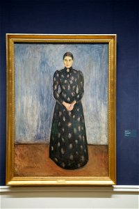 Edvard Munch - Inger in Black and Violet - IMG 9774 - Nasjonalmuseet, Oslo