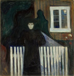 Edvard Munch - Moonlight - NG.M.01914 - National Museum of Art, Architecture and Design. Free illustration for personal and commercial use.